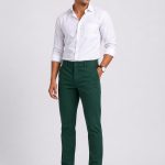 Premium Riverbed Green Cotton Chino