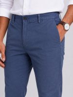 Premium Faded Indigo Cotton Chino - Image 3