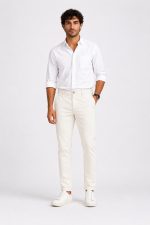 Premium Antique White Cotton Chino