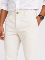 Premium Antique White Cotton Chino - Image 3