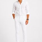 Premium White Cotton Chino