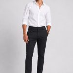 Premium Black Cotton Chino