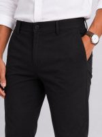 Premium Black Cotton Chino - Image 3