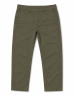 Premium Platinum Olive Cotton Chino - Image 2