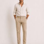 Premium Batique Khaki Cotton Chino