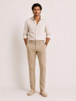 Premium Batique Khaki Cotton Chino